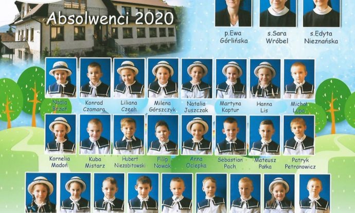 Parafialne Przedszkole Integracyjne im. św. Kingi w Tymbarku-absolwenci 2020